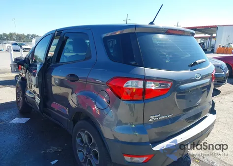 2019 Ford Ecosport S из США, поврежденный, VIN MAJ3S2FE8KC306778